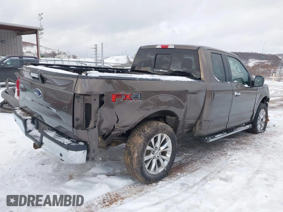 2017 Ford F-150 XL with VIN 1FTFX1EG1HFC74818, listed as a IAAI auction lot 41235975 with 47,000 mi miles. Bid and sale history available at carsss.com. Image 4.