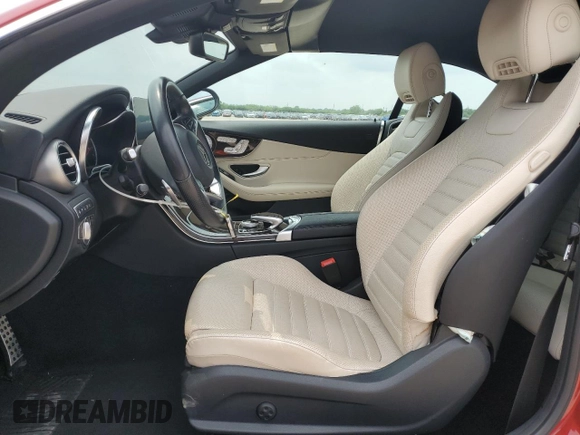 2018 Mercedes-Benz C 300 with VIN WDDWK4JB7JF714207, listed as a Copart auction lot 55471905 with 34,716 mi miles and Salvage title. Bid and sale history available at DreamBid. Image 7.
