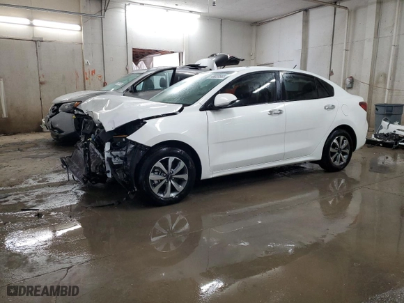 2023 Kia Rio S with VIN 3KPA24AD1PE568265, listed as a Copart auction lot 48020565 with NaN miles and Salvage Title. Bid and sale history available at carsss.com. Image 1.
