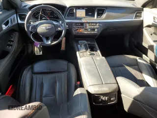 2020 Genesis G80 Sport with VIN KMTFN4JB0LU329802, listed as a Copart auction lot 87034094 with 35,562 mi miles and Salvage title. Bid and sale history available at DreamBid. Image 8.