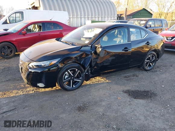 2024 Nissan Sentra SV with VIN 3N1AB8CVXRY367062, listed as a IAAI auction lot 40881630 with 39 mi miles and . Bid and sale history available at DreamBid. Image 17.