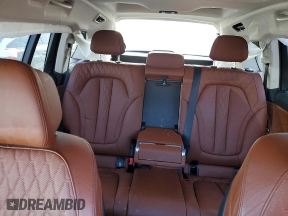2021 BMW X7 xDrive40i z VIN 5UXCW2C06M9G15321, wystawiony jako Copart lot #46824665 z przebiegiem Nie podano mil oraz Szkoda całkowita • Salvage title. Historia ofert i sprzedaży dostępna na DreamBid. Obrazek 10.