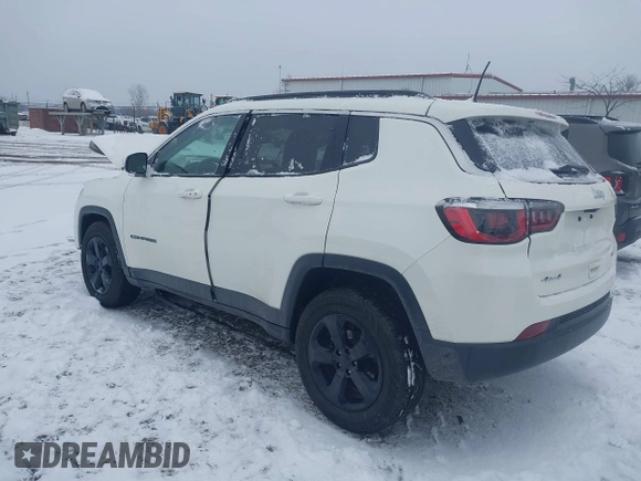 2019 Jeep Compass Latitude with VIN 3C4NJDBBXKT647665, listed as a IAAI auction lot 41327220 with 41,957 mi miles and . Bid and sale history available at carsss.com. Image 3.