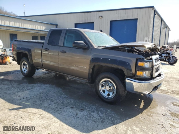 2015 Chevrolet Silverado 1500 Work Truck with VIN 1GCVKPEC5FZ323900, listed as a Copart auction lot 48932845 with 217,397 mi miles and Salvage Title. Bid and sale history available at carsss.com. Image 4.