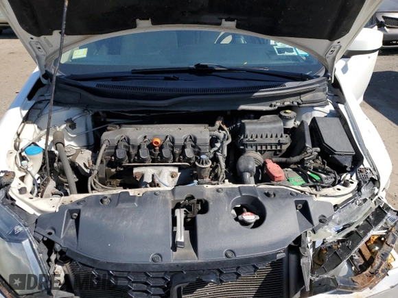 2013 Honda Civic EX with VIN 19XFB2F84DE275221, listed as a Copart auction lot 53541895 with 121,047 mi miles and Salvage Title. Bid and sale history available at DreamBid. Image 11.