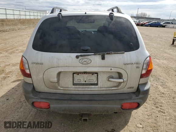 2004 Hyundai Santa Fe GLS with VIN KM8SC73D04U669208, listed as a Copart auction lot 47718054 with 130,040 mi miles and Salvage Title. Bid and sale history available at carsss.com. Image 6.
