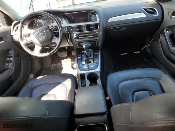 2014 Audi A4 Premium with VIN WAUAFAFL2EA004477, listed as a Copart auction lot 49295435 with 0 mi miles and Salvage Title. Bid and sale history available at carsss.com. Image 8.