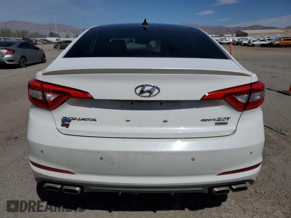 2015 Hyundai Sonata Sport with VIN 5NPE34AB8FH113307, listed as a Copart auction lot 50931225 with 99,961 mi miles and Salvage Title. Bid and sale history available at carsss.com. Image 6.