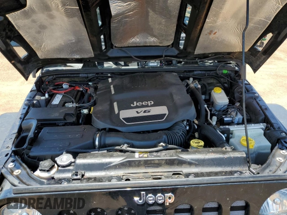 2018 Jeep Wrangler JK Unlimited Sport S with VIN 1C4BJWDG6JL875857, listed as a Copart auction lot 62903474 with 56,208 mi miles and Salvage Title. Bid and sale history available at carsss.com. Image 12.