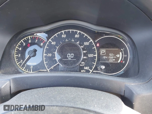 2015 Nissan Note SV with VIN 3N1CE2CP6FL389681, listed as a IAAI auction lot 41995611 with 194,158 mi miles and . Bid and sale history available at DreamBid. Image 7.