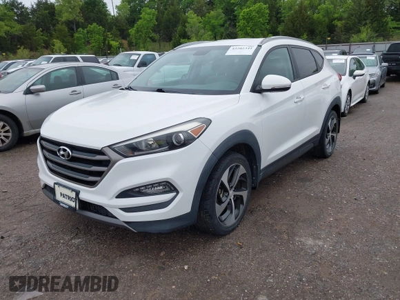 2016 Hyundai Tucson Limited with VIN KM8J33A23GU215481, listed as a IAAI auction lot 42202341 with 97,693 mi miles. Bid and sale history available at carsss.com. Image 19.