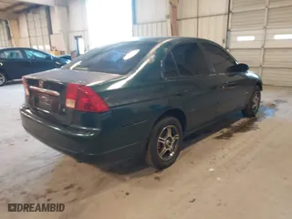 2002 Honda Civic LX with VIN 2HGES16612H595748, listed as a IAAI auction lot 41356181 with 299,899 mi miles. Bid and sale history available at carsss.com. Image 4.
