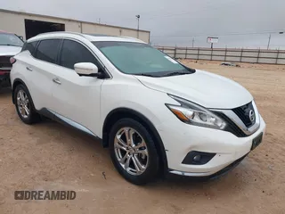 2015 Nissan Murano Platinum z VIN 5N1AZ2MG8FN248579, wystawiony jako IAAI lot #41185530 z przebiegiem 37 363 mil mil oraz . Historia ofert i sprzedaży dostępna na DreamBid. Obrazek 1.