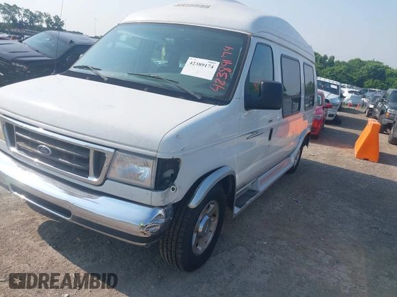2006 Ford Econoline Cargo with VIN 1FDRE14L26HB21864, listed as a IAAI auction lot 42389174 with 295,623 mi miles and . Bid and sale history available at DreamBid. Image 2.