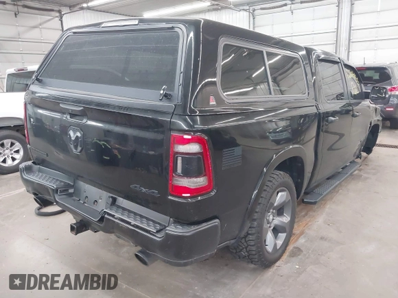 2020 Ram 1500 Big Horn with VIN 1C6SRFFT8LN308129, listed as a IAAI auction lot 42206066 with 38,394 mi miles and . Bid and sale history available at DreamBid. Image 4.