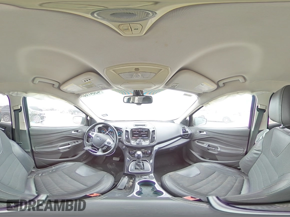 2013 Ford Escape Titanium with VIN 1FMCU0J90DUD23778, listed as a Copart auction lot 43647835 with 130,558 mi miles and Salvage Title. Bid and sale history available at carsss.com. Image 13.