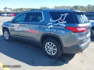 2018 Chevrolet Traverse LT Cloth with VIN 1GNEVGKW7JJ215007, listed as a IAAI auction lot 41848551 with 108,467 mi miles. Bid and sale history available at carsss.com. Image 3.