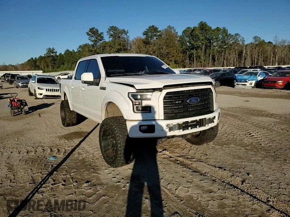 2015 Ford F-150 XLT with VIN 1FTEW1EP9FFC91698, listed as a Copart auction lot 87816535 with 127,459 mi miles and Salvage Title. Bid and sale history available at DreamBid. Image 11.