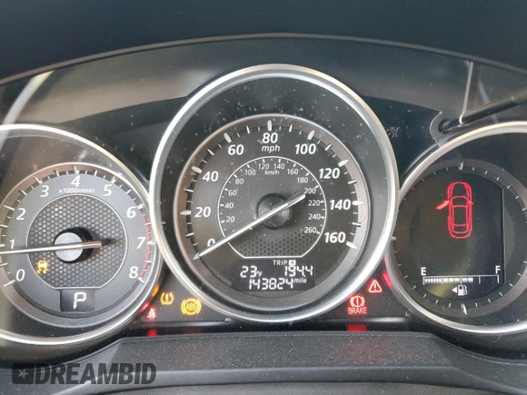 2014 Mazda Mazda6 i Touring with VIN JM1GJ1T55E1110567, listed as a Copart auction lot 83671234 with 143,824 mi miles and Salvage Title. Bid and sale history available at carsss.com. Image 9.