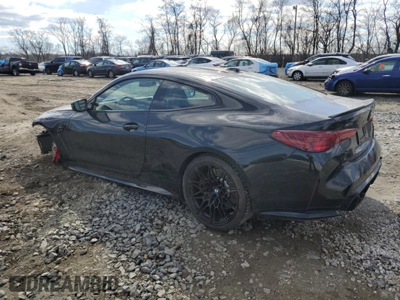 2025 BMW M4 Competition xDrive z VIN WBS33HK02SCU00054, wystawiony jako Copart lot #47260555 z przebiegiem 3 709 mil mil oraz Szkoda całkowita • Salvage title. Historia ofert i sprzedaży dostępna na DreamBid. Obrazek 2.