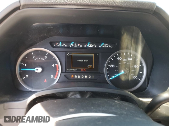 2018 Ford F-250 XL with VIN 1FT7W2BTXJEB56762, listed as a Copart auction lot 57574565 with 72,479 mi miles and Salvage title. Bid and sale history available at DreamBid. Image 9.