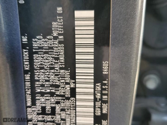 2009 Toyota Venza with VIN 4T3ZK11A09U011359, listed as a Copart auction lot 45970965 with 195,036 mi miles and Salvage Title. Bid and sale history available at carsss.com. Image 13.