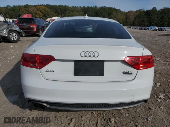 2016 Audi A5 Premium with VIN WAUD2AFR7GA050094, listed as a Copart auction lot 83549834 with 92,459 mi miles and Salvage title. Bid and sale history available at DreamBid. Image 6.