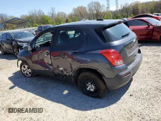 2016 Chevrolet Trax LS with VIN 3GNCJKSB0GL246684, listed as a Copart auction lot 50891495 with 123,519 mi miles and Salvage Title. Bid and sale history available at carsss.com. Image 2.