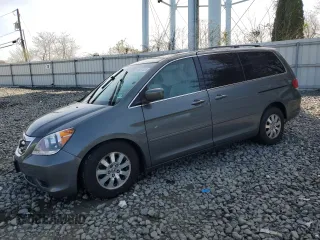 2008 Honda Odyssey EX-L with VIN 5FNRL38718B400454, listed as a Copart auction lot 50931425 with 156,583 mi miles and Salvage Title. Bid and sale history available at carsss.com. Image 1.