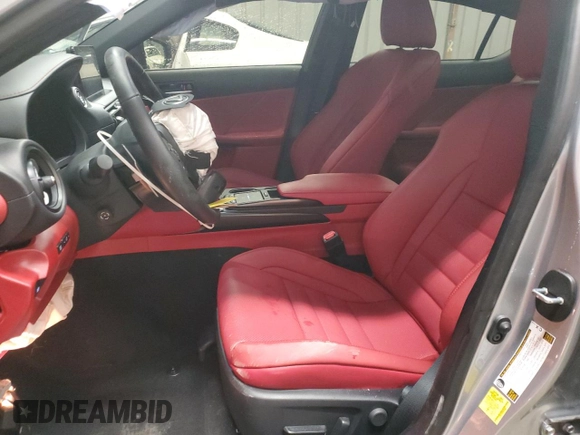 2024 Lexus IS 350 F Sport with VIN JTHGZ1E29R5034442, listed as a Copart auction lot 81814194 with 2,838 mi miles and Salvage title. Bid and sale history available at DreamBid. Image 7.