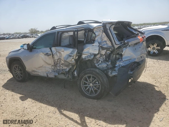 2021 Toyota RAV4 XLE Premium with VIN 2T3C1RFV3MC098588, listed as a Copart auction lot 49820925 with 0 mi miles and Salvage Title. Bid and sale history available at carsss.com. Image 2.