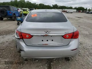 2016 Infiniti Q50 Premium with VIN JN1CV7AP9GM201646, listed as a Copart auction lot 55310955 with 126,180 mi miles and Clean Title. Bid and sale history available at carsss.com. Image 6.