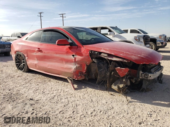 2014 Audi S5 Premium Plus with VIN WAUCGAFRXEA066977, listed as a Copart auction lot 46755005 with 157,635 mi miles and Salvage Title. Bid and sale history available at carsss.com. Image 4.