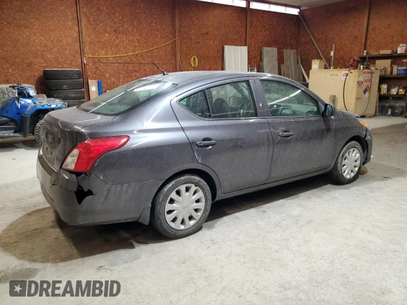 2015 Nissan Versa SV with VIN 3N1CN7AP4FL862333, listed as a Copart auction lot 52688375 with 213,707 mi miles and Salvage Title. Bid and sale history available at carsss.com. Image 3.