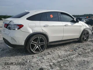 2017 Mercedes-Benz GLE 43 AMG with VIN 4JGED6EB6HA050779, listed as a Copart auction lot 57034365 with Not provided miles and Salvage title. Bid and sale history available at DreamBid. Image 3.