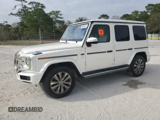 2021 Mercedes-Benz G 550 with VIN W1NYC6BJ2MX384307, listed as a Copart auction lot 85863314 with 51,538 mi miles and Salvage Title. Bid and sale history available at carsss.com. Image 1.