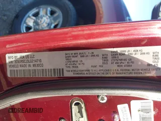 2020 Ram 2500 Tradesman with VIN 3C6UR5CJ3LG214710, listed as a IAAI auction lot 41631539 with 31,306 mi miles and . Bid and sale history available at DreamBid. Image 9.