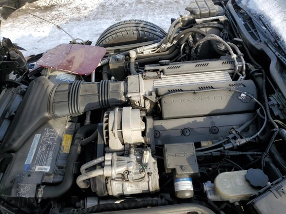 1993 Chevrolet Corvette z VIN 1G1YY33P8P5117336, wystawiony jako Copart lot #45344195 z przebiegiem 76 741 mil mil oraz Szkoda całkowita • Salvage title. Historia ofert i sprzedaży dostępna na DreamBid. Obrazek 11.