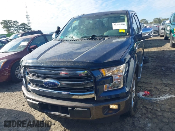 2015 Ford F-150 XL with VIN 1FTEW1CP2FFC67620, listed as a IAAI auction lot 41269500 with 74,009 mi miles. Bid and sale history available at carsss.com. Image 12.