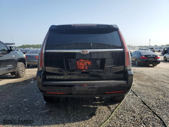 2019 Cadillac Escalade Premium Luxury with VIN 1GYS4CKJ9KR395566, listed as a Copart auction lot 60451533 with 55,328 mi miles and Salvage Title. Bid and sale history available at carsss.com. Image 6.