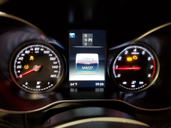 2017 Mercedes-Benz GLC with VIN WDC0G4KB6HF144592, listed as a Copart auction lot 54162395 with 168,227 mi miles and Clean Title. Bid and sale history available at carsss.com. Image 9.