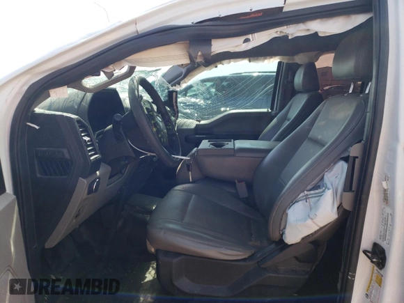 2017 Ford F-150 XL with VIN 1FTEX1CP7HFA22392, listed as a Copart auction lot 57282094 with 160,721 mi miles and Salvage Title. Bid and sale history available at carsss.com. Image 7.