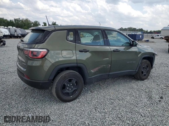 2017 Jeep Compass Sport with VIN 3C4NJDAB1HT656524, listed as a Copart auction lot 54325385 with 97,253 mi miles and Salvage title. Bid and sale history available at DreamBid. Image 3.