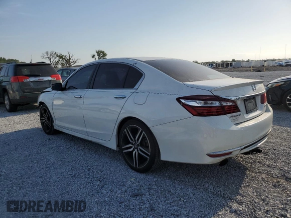 2016 Honda Accord Sport with VIN 1HGCR2F58GA202124, listed as a Copart auction lot 55291255 with 84,153 mi miles and Salvage Title. Bid and sale history available at DreamBid. Image 2.