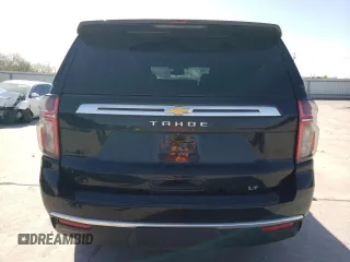 2023 Chevrolet Tahoe LT with VIN 1GNSCNKD2PR527435, listed as a Copart auction lot 49720215 with Not provided miles and Salvage title. Bid and sale history available at DreamBid. Image 6.