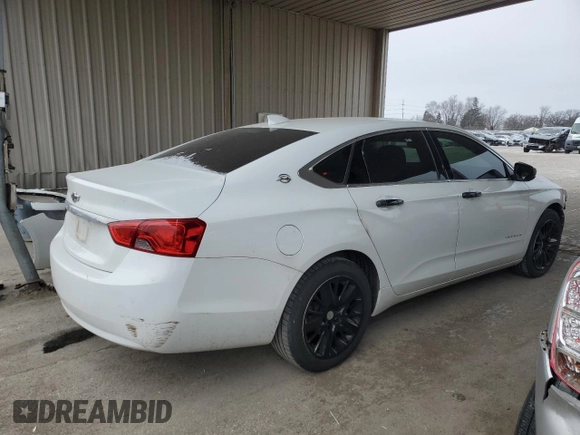 2017 Chevrolet Impala LS with VIN 2G11X5SA7H9172314, listed as a Copart auction lot 41958995 with 128,940 mi miles and Salvage title. Bid and sale history available at DreamBid. Image 3.