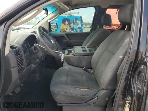 2008 Nissan Titan XE with VIN 1N6BA06A08N310084, listed as a Copart auction lot 58950565 with 208,055 mi miles and Salvage title. Bid and sale history available at DreamBid. Image 7.