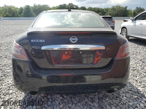 2013 Nissan Maxima S with VIN 1N4AA5APXDC813088, listed as a Copart auction lot 54798475 with 127,422 mi miles and Clean Title. Bid and sale history available at DreamBid. Image 6.
