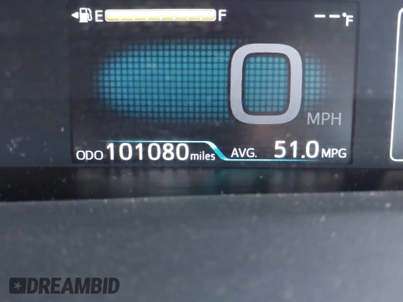 2017 Toyota Prius Two with VIN JTDKBRFU7H3574039, listed as a IAAI auction lot 42410071 with 101,080 mi miles and . Bid and sale history available at DreamBid. Image 15.