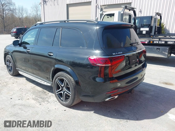 2023 Mercedes-Benz GLS 450 with VIN 4JGFF5KE8PA879956, listed as a IAAI auction lot 42116136 with 41,375 mi miles and . Bid and sale history available at DreamBid. Image 3.